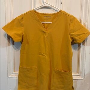 Mandala Yellow Scrub Set